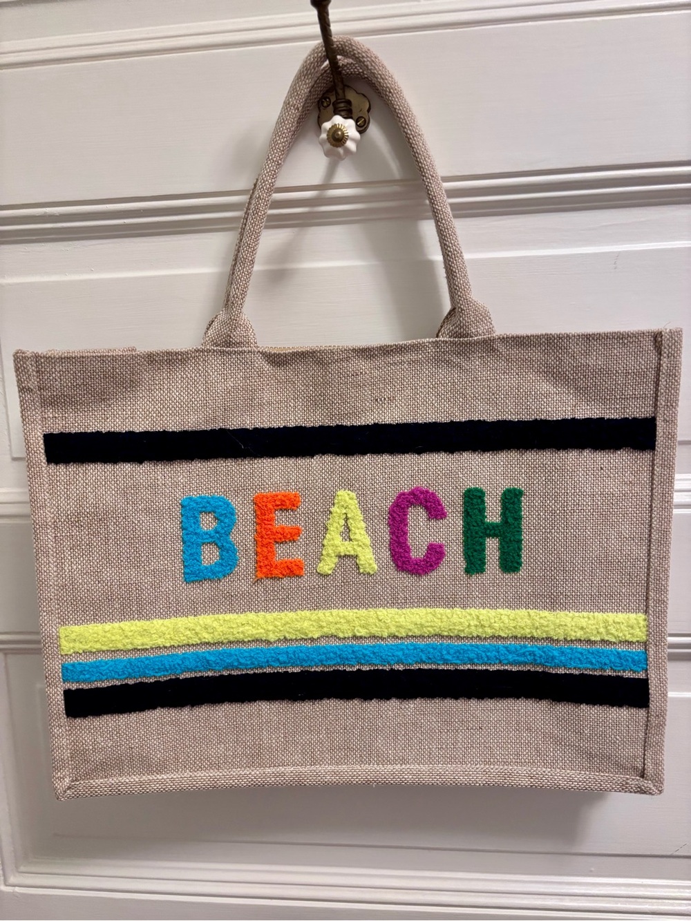 Adorable “beach” tote